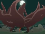 Kurama’s rampage (Image via Naruto)